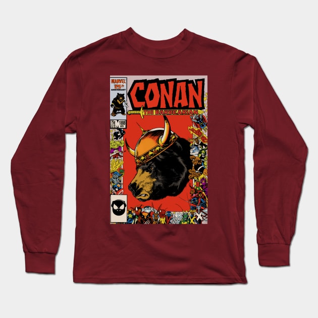 Conan the Barbearian 188 Long Sleeve T-Shirt by ThirteenthFloor